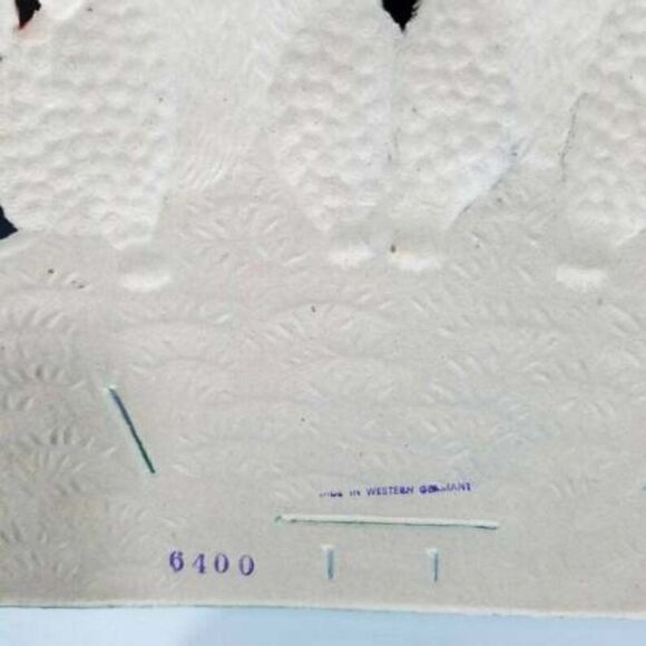 Poodles Vintage 1950s German Die Cut - Picture 6 of 9